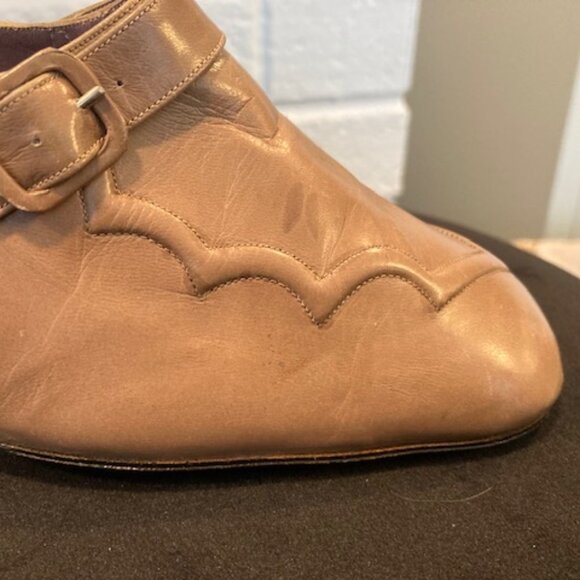 Vintage Davids Handmade Leather Heels made in Greece – ARCHIVAL PIECE - Picture 9 of 12